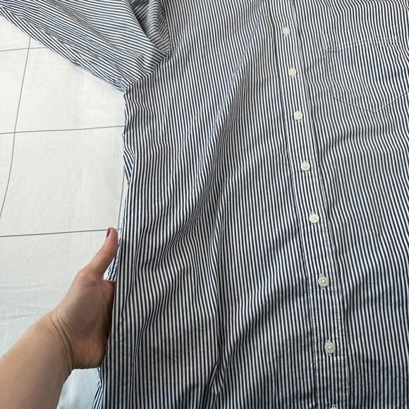 J. Crew Dress Women 2 Classic Fit Crisp Cotton Long Sleeve Button Front Collared - Picture 6 of 10